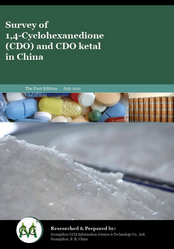 Survey of 1,4-Cyclohexanedione (CDO) and CDO ketal in China 2011